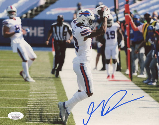 Gabriel Davis Signed Bills 8x10 Photo (JSA)