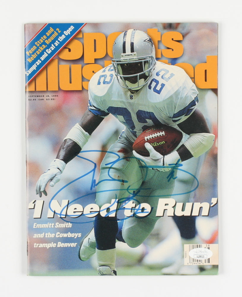 Emmitt Smith Signed 1995 Sports Illustrated Magazine (JSA)