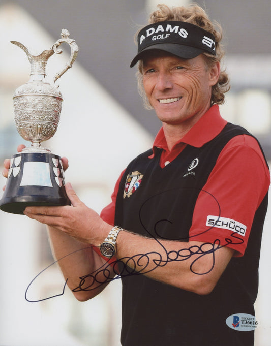 Bernhard Langer Signed 8x10 Photo (Beckett)