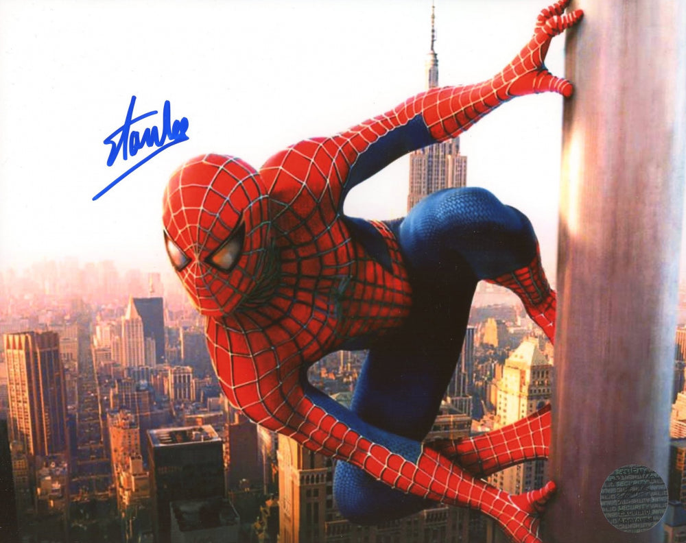 Stan Lee Signed "Spider-Man" 8x10 Photo