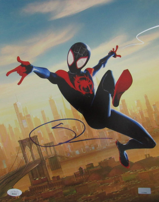 Shameik Moore Signed (JSA) "Spider-Man: Into the Spider-Verse" 11x14 Photo