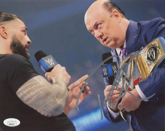 Paul Heyman Signed WWE 8x10 Photo (JSA)