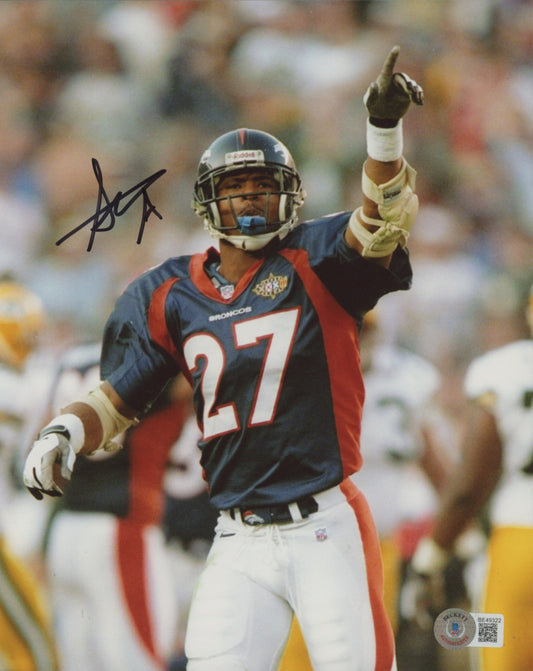 Steve Atwater Signed Broncos 8x10 Photo (Beckett)