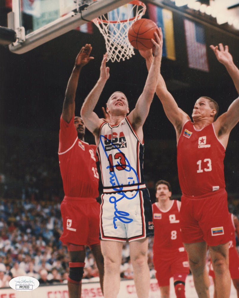 Chris Mullin Signed Team USA 8x10 Photo (JSA)