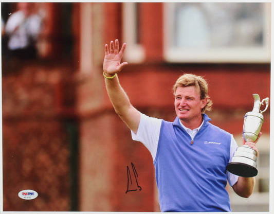 Ernie Els Signed 11x14 Photo (PSA)