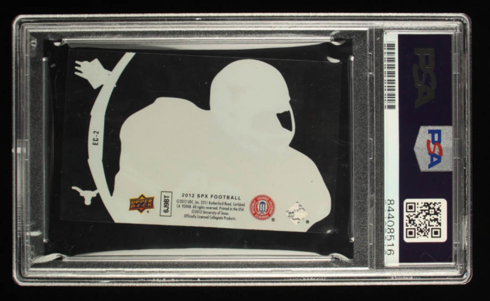 Earl Campbell Signed 2012 SPx Shadow Slots Pose 2 #EC2 (PSA)