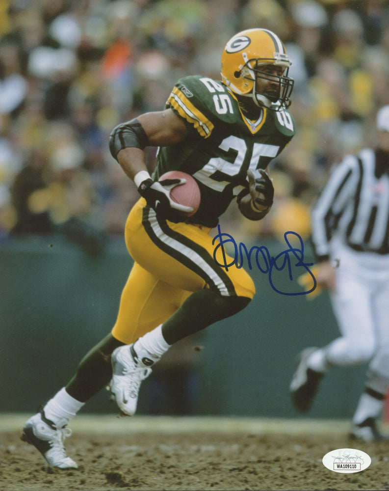 Dorsey Levens Signed Packers 8x10 Photo (JSA)