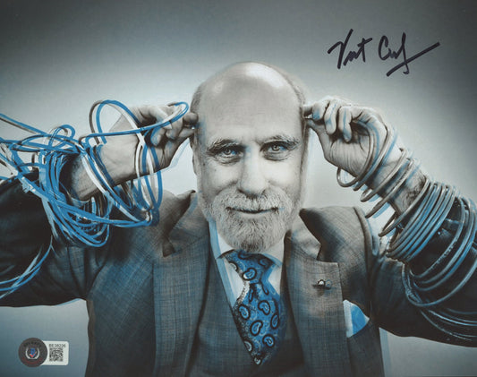 Vint Cerf Signed 8x10 Photo (Beckett) - Creator of the internet