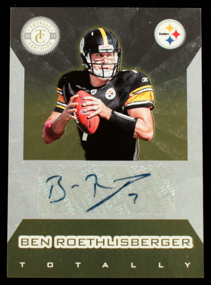 Ben Roethlisberger 2011 Totally Certified Gold Signatures #17 Serially Numbered #11 / 15