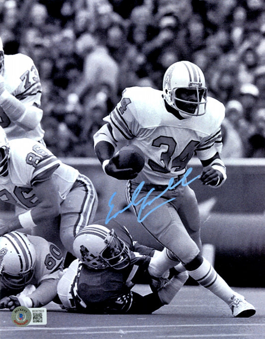 Earl Campbell Signed Oilers 8x10 Photo (Beckett)