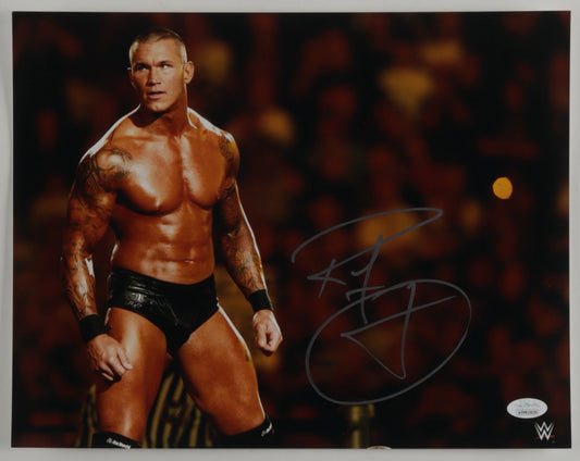 Randy Orton Signed WWE 11x14 Photo (JSA)