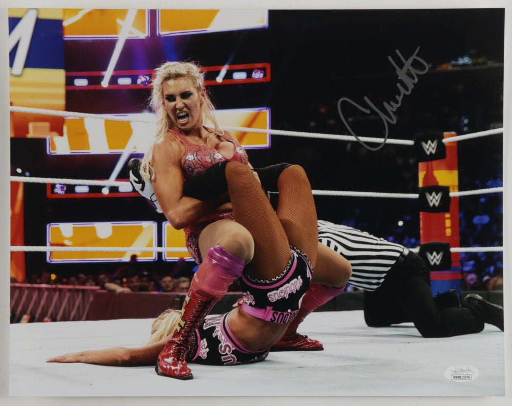 Charlotte Flair Signed WWE 11x14 Photo (JSA)