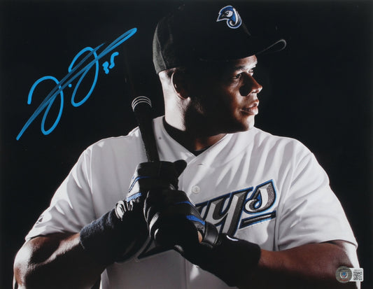 Frank Thomas Signed Blue jays 11x14 Photo (Beckett) Beckett Witnessed