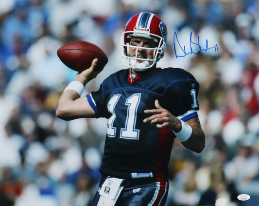 Drew Bledsoe Signed Bills 16x20 Photo (JSA)