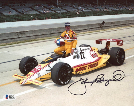 Johnny Rutherford Signed 8x10 Photo (Beckett)