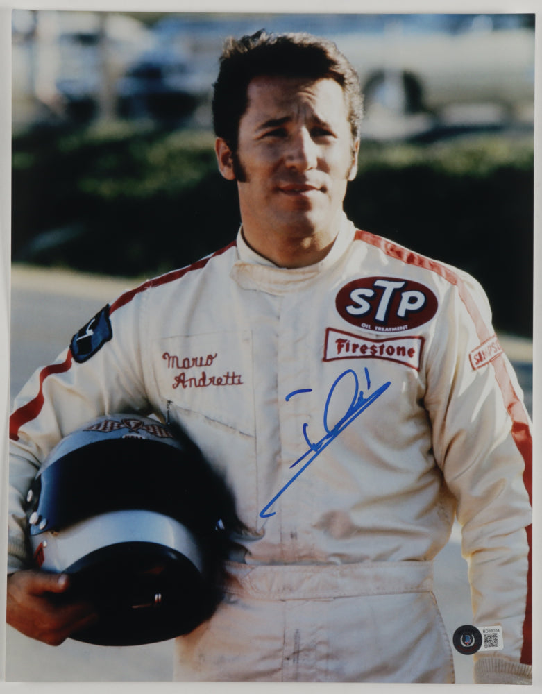 Mario Andretti Signed 11x14 Photo (Beckett)