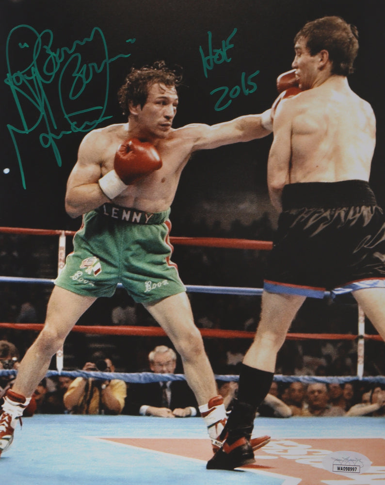 Ray "Boom Boom" Mancini Signed (JSA) 8x10 Photo Inscribed "HOF 2015"