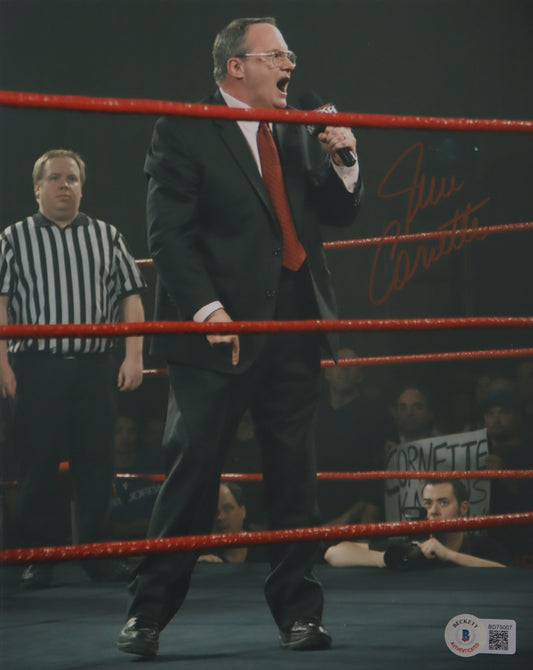 Jim Cornette Signed 8x10 Photo (Beckett)