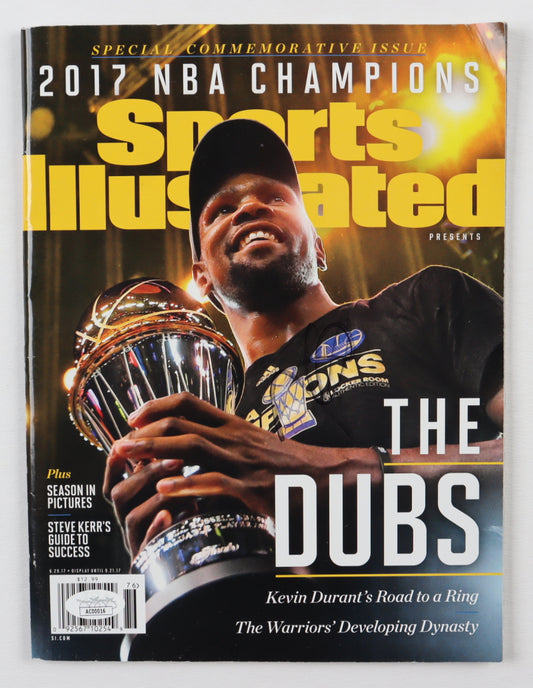 Kevin Durant Signed 2017 Sports Illustrated Magazine (JSA)