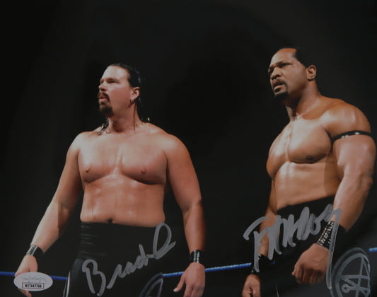 Faarooq & Bradshaw Signed WWE 8x10 Photo (JSA)