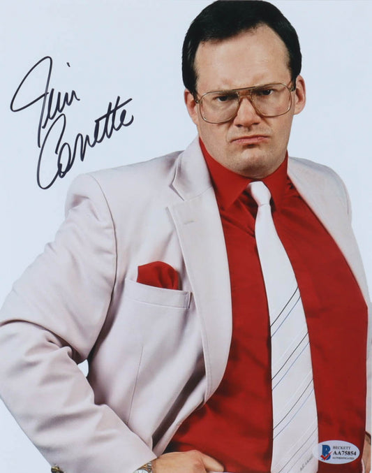 Jim Cornette Signed 8x10 Photo (Beckett)