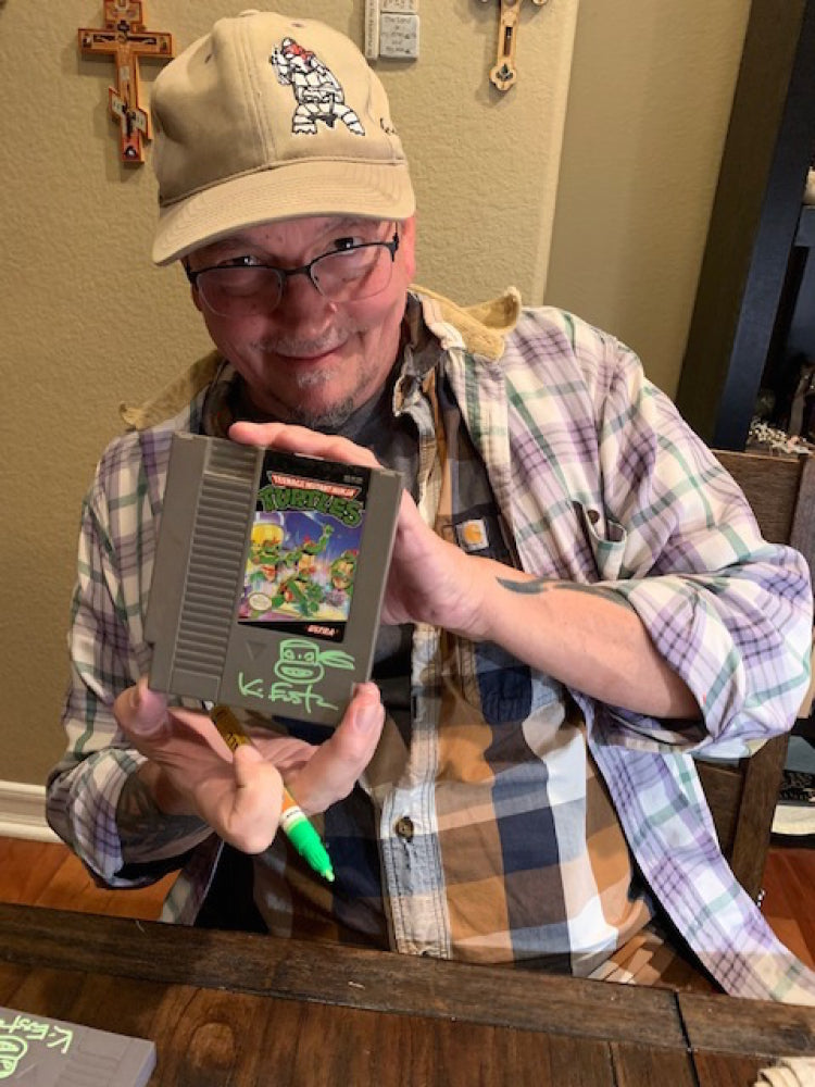 Kevin Eastman Signed (PA) Original 1989 Teenage Mutant Ninja Turtles Nintendo NES Video Game Cartridge (PA) Co-Creator of the Teenage Mutant Ninja Turtles