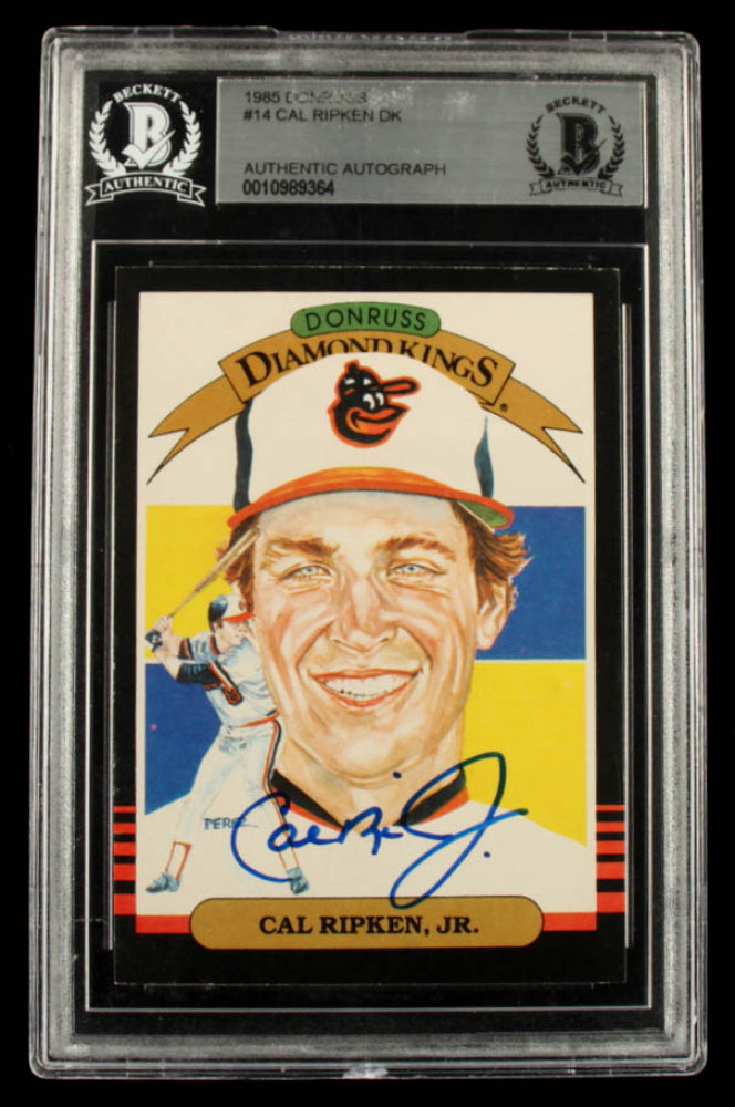 Cal Ripken Jr. Signed 1985 Donruss #14 DK (BGS)