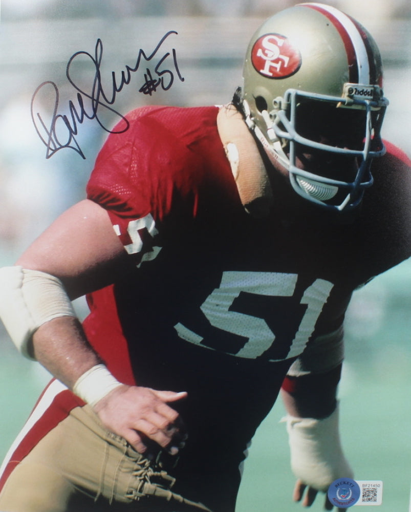 Randy Cross Signed 49ers 8x10 Photo (Beckett)