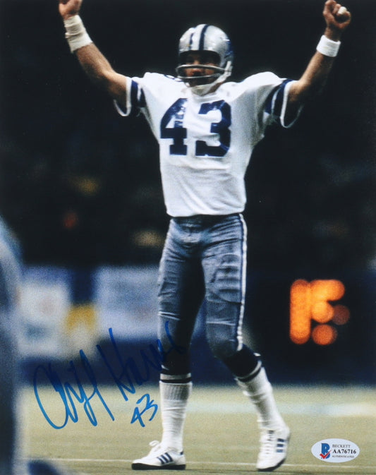 Cliff Harris Signed Cowboys 8x10 Photo (Beckett)