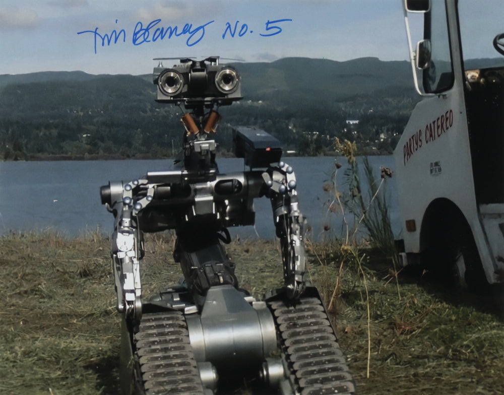 Tim Blaney Signed "Short Circuit" 11x14 Photo Inscribed "No. 5" (AutographCOA) AutographCOA Witnessed