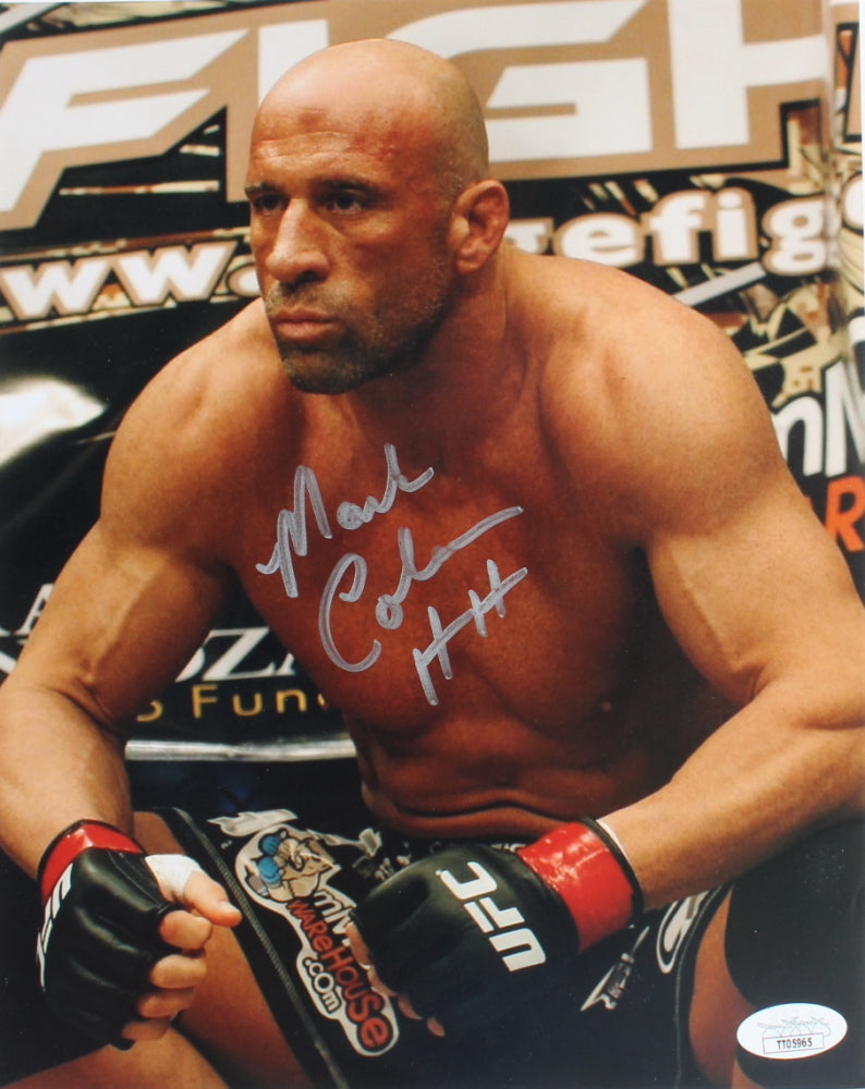 Mark Coleman Signed UFC 8x10 Photo Inscribed "HH" (JSA)