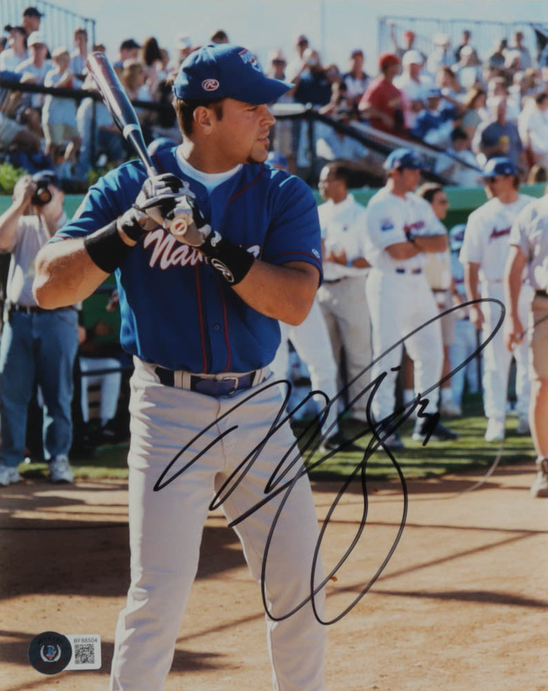 Mike Piazza Signed All-Star Pepsi Softball Game 8x10 Photo (Beckett)