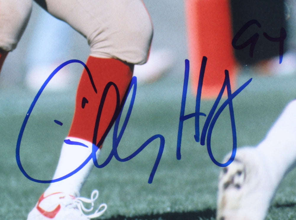 Charlers Haley Signed 49ers 11x14 Photo (Beckett)