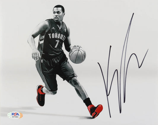 Kyle Lowry Signed Raptors 8x10 Photo (PSA)