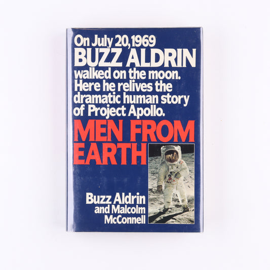 Buzz Aldrin Signed "Men From Earth" Hardcover Book (PSA)