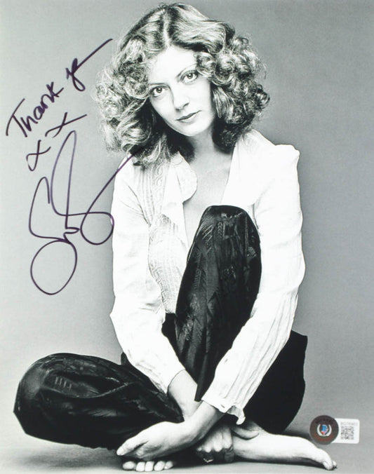 Susan Sarandon Signed 8x10 Photo Inscribed "Thank You" (Beckett)