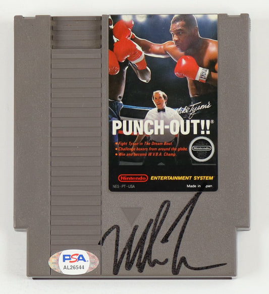 Mike Tyson Signed 1987 "Punch-Out!!" Nintendo Video Game Cartridge (PSA & Tyson)