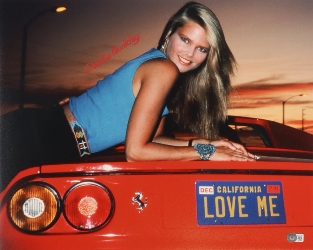 Christie Brinkley Signed 16x20 Photo (Beckett)