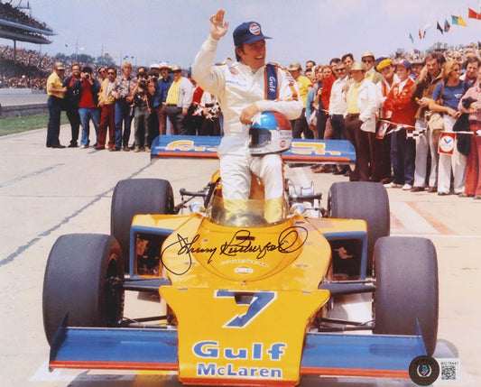 Johnny Rutherford Signed 8x10 Photo (Beckett)