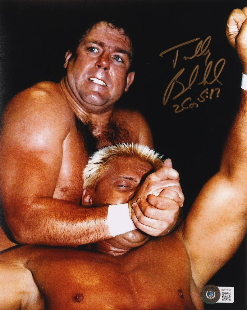 Tully Blanchard Signed WWE 8x10 Photo (Beckett)