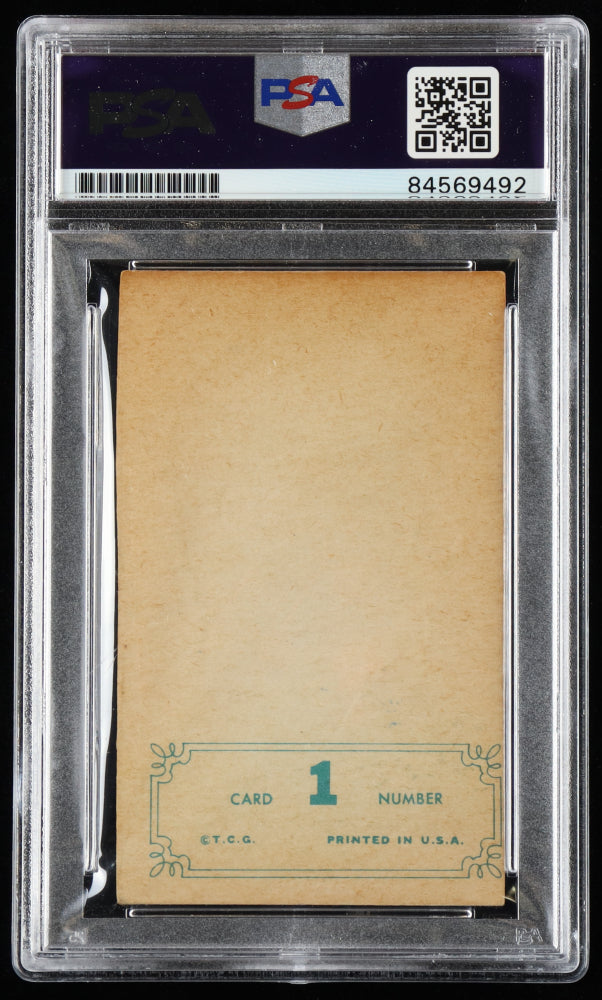 Carl Yastrzemski Signed 1965 Topps Embossed #1 - Autograph Graded PSA 10