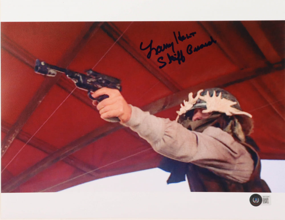 Larry Holt Signed (Beckett) "Star Wars" 11x14 Photo Inscribed "Skiff Guard"