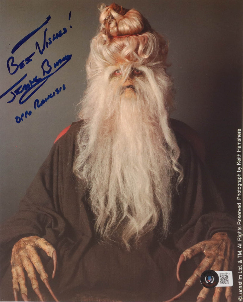 Jerome Blake Signed (Beckett) "Star Wars: Episode I The Phantom Menace" 8x10 Photo Inscribed "Best Wishes!" & "Oppo Rancisis"