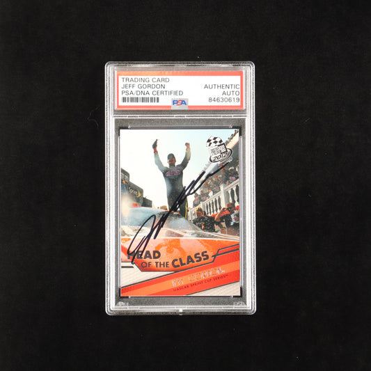 Jeff Gordon Signed 2012 Press Pass #86 HC (PSA)