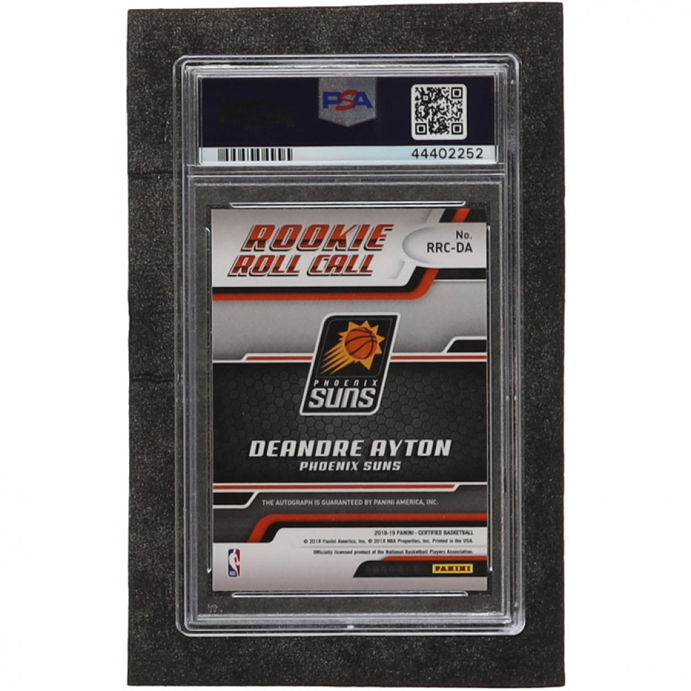 Deandre Ayton 2018-19 Certified Rookie Roll Call Autographs #2 RC (PSA 9) - Rookie Card