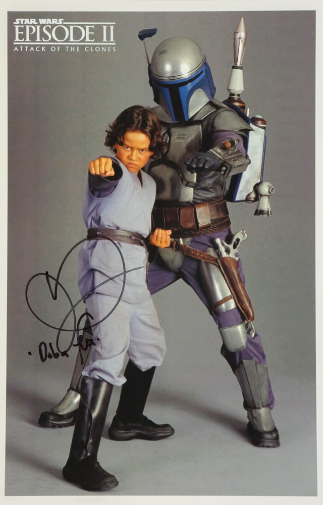 Daniel Logan Signed (AutographCOA) "Star Wars: Episode II Attack of the Clones" 11x17 Photo Inscribed "Boba Fett" Boba Fett