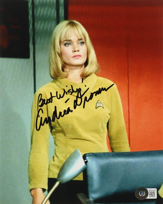 Andrea Dromm Signed (Beckett) "Star Trek" 8x10 Photo Inscribed "Best Wishes!" - Yeoman Smith