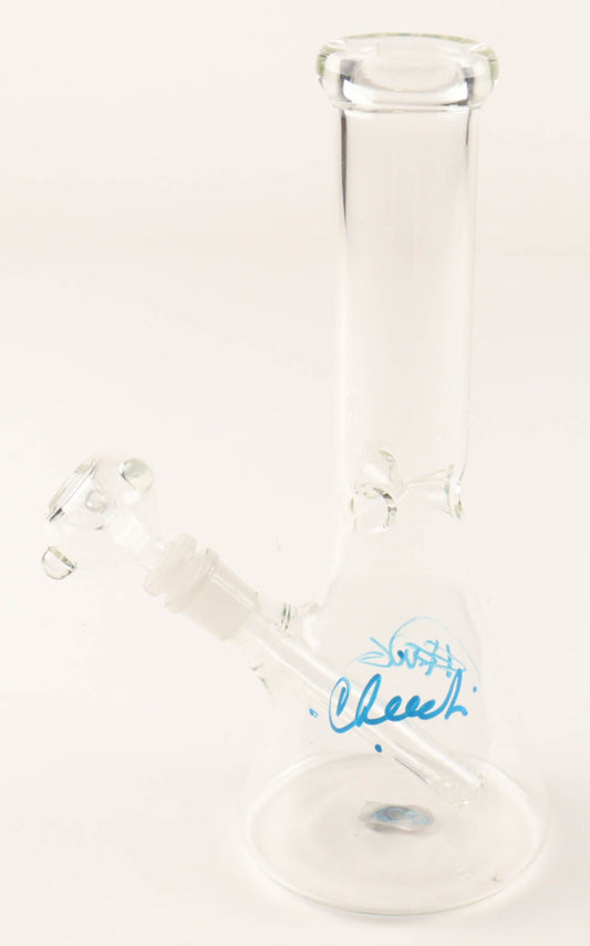 Cheech Marin & Tommy Chong Signed (Beckett) 10" Glass Bong (Beckett) Beckett Witnessed