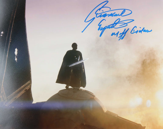 Giancarlo Esposito Signed (ACOA) "Star Wars: The Mandalorian" 11x14 Photo Inscribed "Moff Gideon" - Moff Gideon