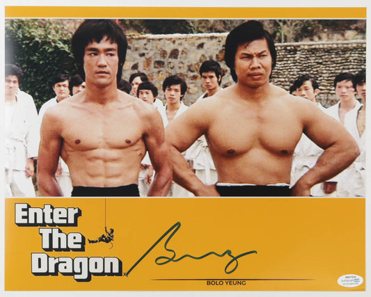 Bolo Yeung Signed (ACOA) "Enter the Dragon" 11x14 Photo - Bolo